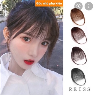 Tóc giả mái thưa nhân tạo, tóc mái giả thưa có mai 2 bên