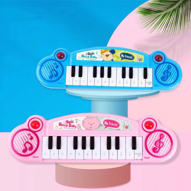 《HCM》Đồ chơi trẻ em đàn piano có nhạc , bài hát thiếu nhi dùng 2 pin A - A