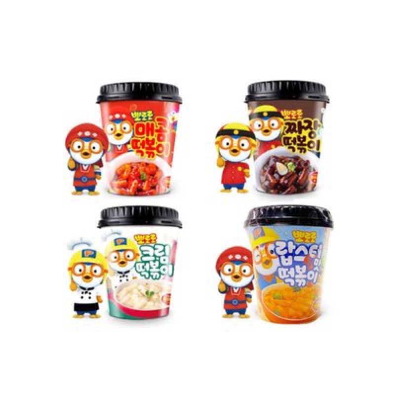 Bánh gạo topokki (#떡볶이) PORORO - hàng nhập khẩu Hàn Quốc 🇰🇷