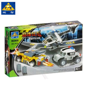 Bộ lego xếp hình cảnh sát bão siêu tốc 6035