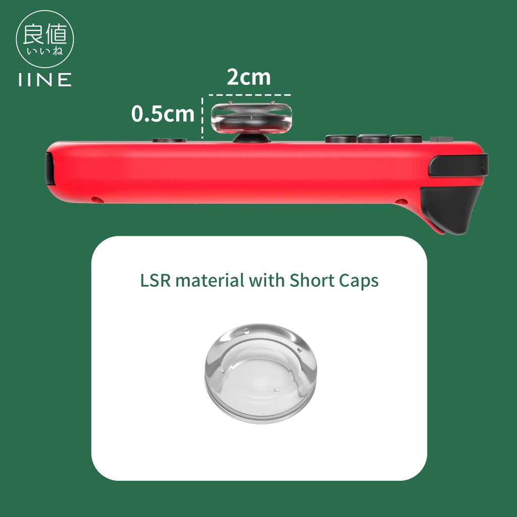 Nắp nút điều khiển LSR IINEJoycon PC cho tay cầm chơi game Nintendo Switch/lite/Switch OLED