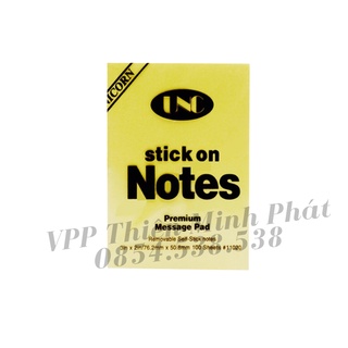 Giấy note UNC vàng 3 * 2, 3*3, 3*4, 3*5