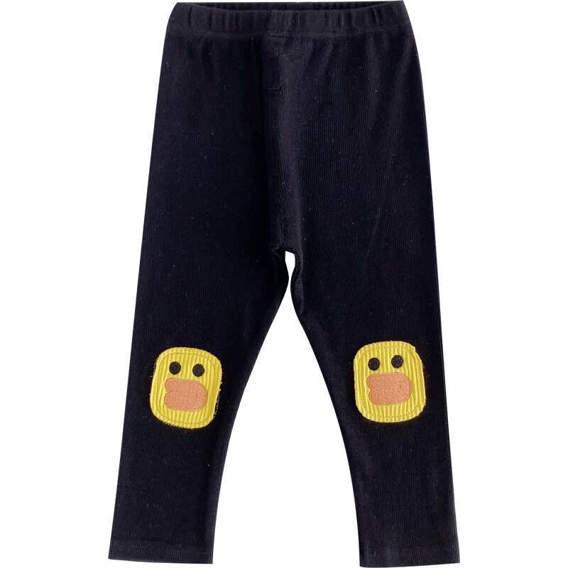 Quần Legging Chất Liệu Cotton Họa Tiết Hoạt Hình Thời Trang Xuân Thu Cho Bé Gái 2-5 Tuổi