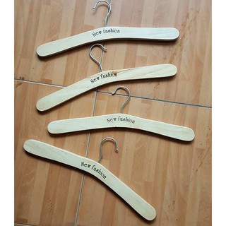 Móc Gỗ 50 Chiếc GỖ ngang Newfashion Treo Quần Áo SHOP