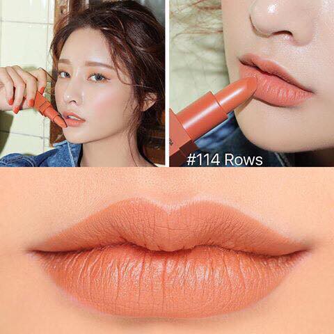 CAM KẾT CHUẨN AUTH- Son 3CE Mood Recipe Matte Lip Màu 114 Rows (Màu nude)