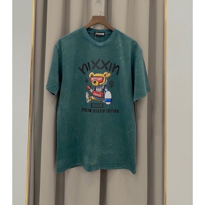 ÁO THUN WASH TAY LỠ COTTON FORM RỘNG UNISEX (hình chụp thật)