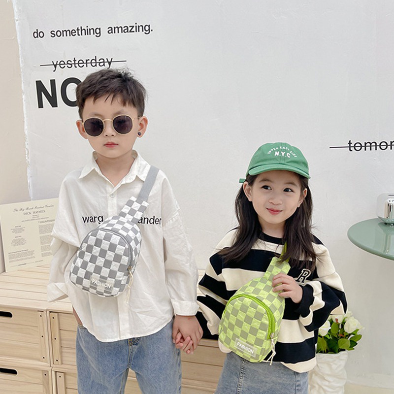 Túi Đeo Chéo Ngực Cỡ Nhỏ Kiểu Hàn Quốc Cá Tính Cho Bé Trai