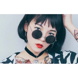 Kính mát tròn ngố nam nữ cưc ngầu