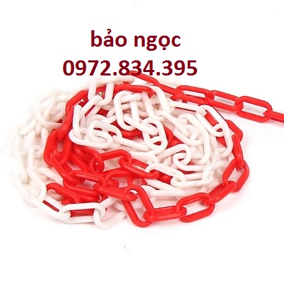DÂY XÍCH NHỰA PHI 6,DÂY XÍCH NHỰA PHÂN LUỒNG GIAO THÔNG MÀU VÀNG ĐEN