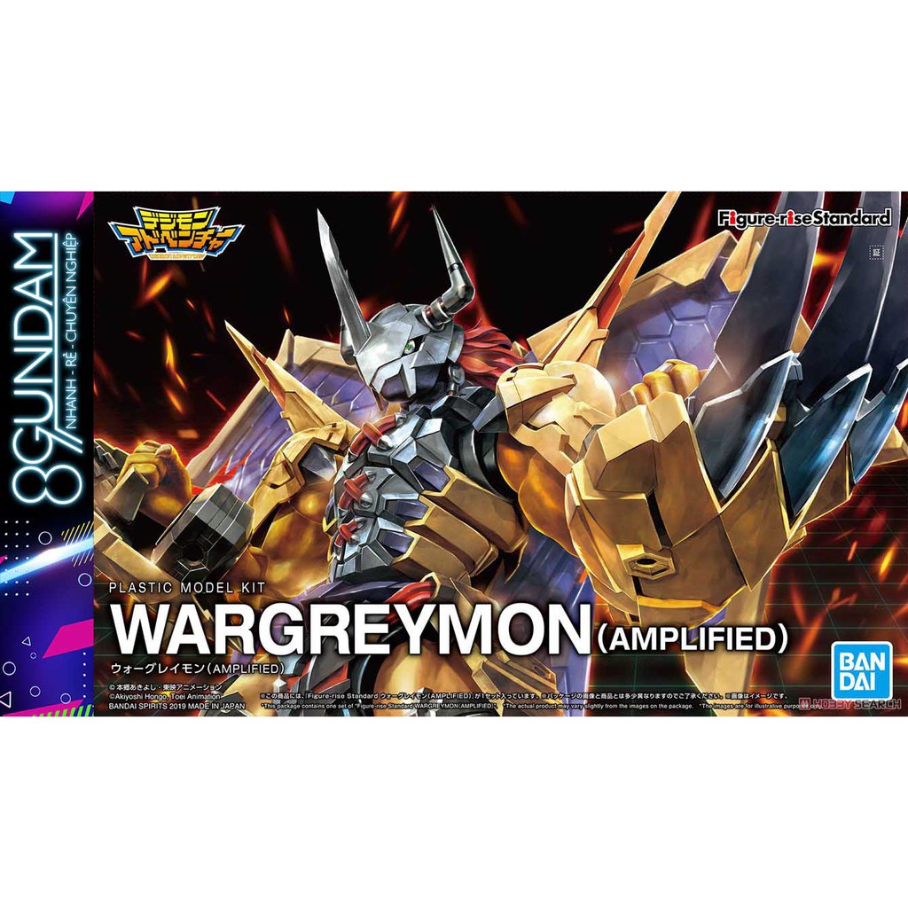 Mô Hình Lắp Ráp Figure-rise Standard WarGreymon AMPLIFIED