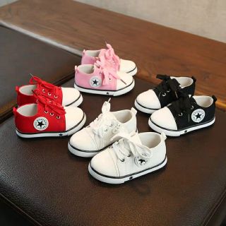 Giày sneakers vải đế mềm cho bé trai bé gái