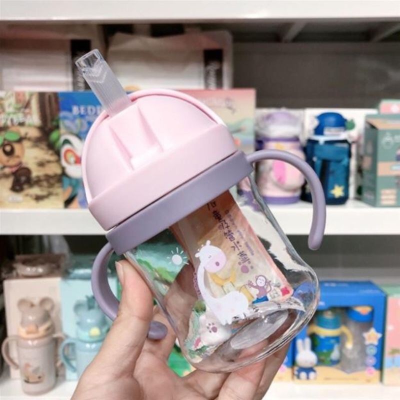 Bình Tập Uống, Cốc Tập Uống Nước Dung Tích 250ml/350 ml Tiện Lợi Cho Bé