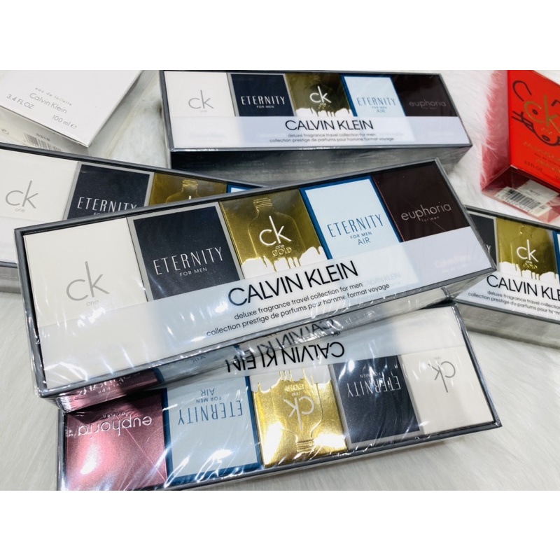 GIFT SET NƯỚC HOA NAM CK 5 chai 2021