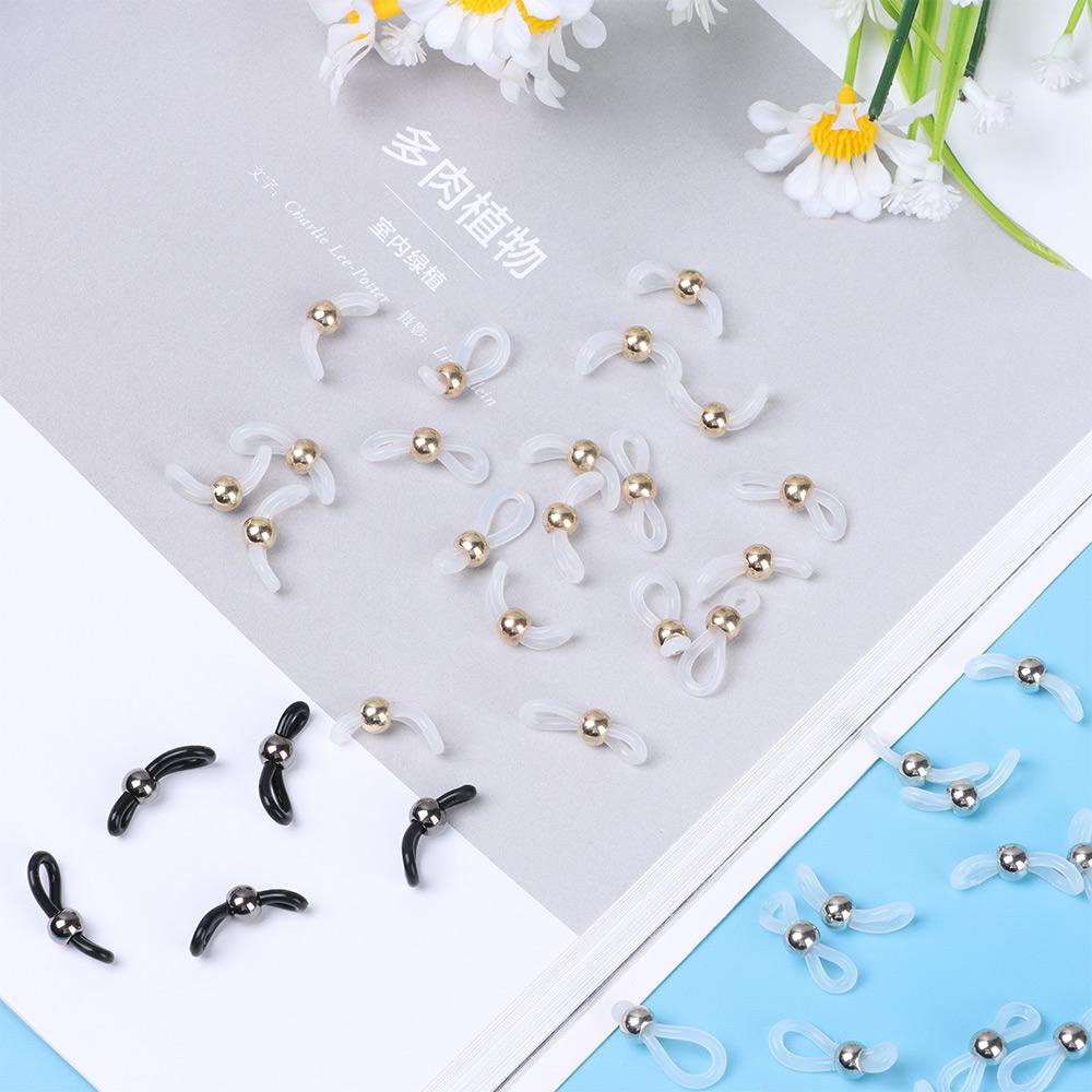 Xiantin Set 50 Dây Giữ Mắt Kính Màu Trắng Đen Chống Trượt Có Thể Điều Chỉnh Giá Đỡ