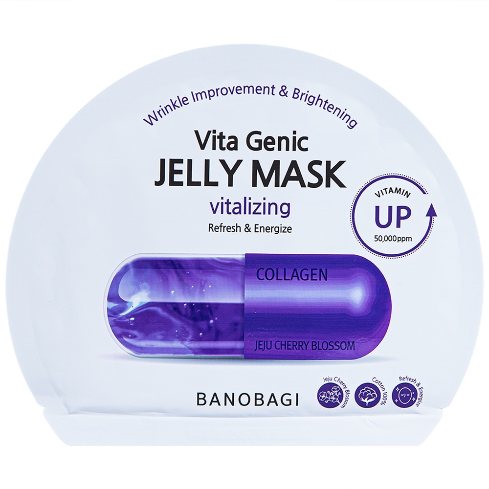 [Bạn mới nhập COSHBM -50% đơn 0Đ] Mặt nạ dưỡng da Banobagi Vita Genic Jelly Mask Hàn Quốc 1 Miếng 25ml | WebRaoVat - webraovat.net.vn