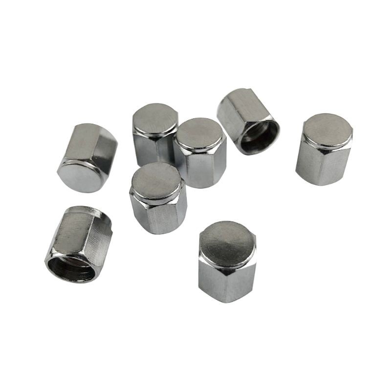 Set 8 Nắp Van Lốp Xe Hơi Làm Bằng Hợp Kim Nhôm Tiện Dụng