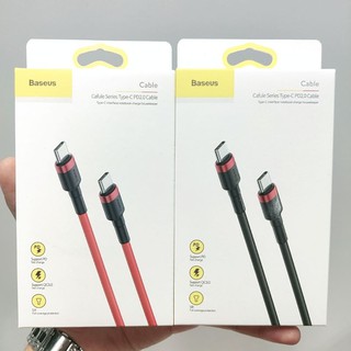 Cáp sạc baseus cafule 60w chuẩn pd 2.0 type c to type c