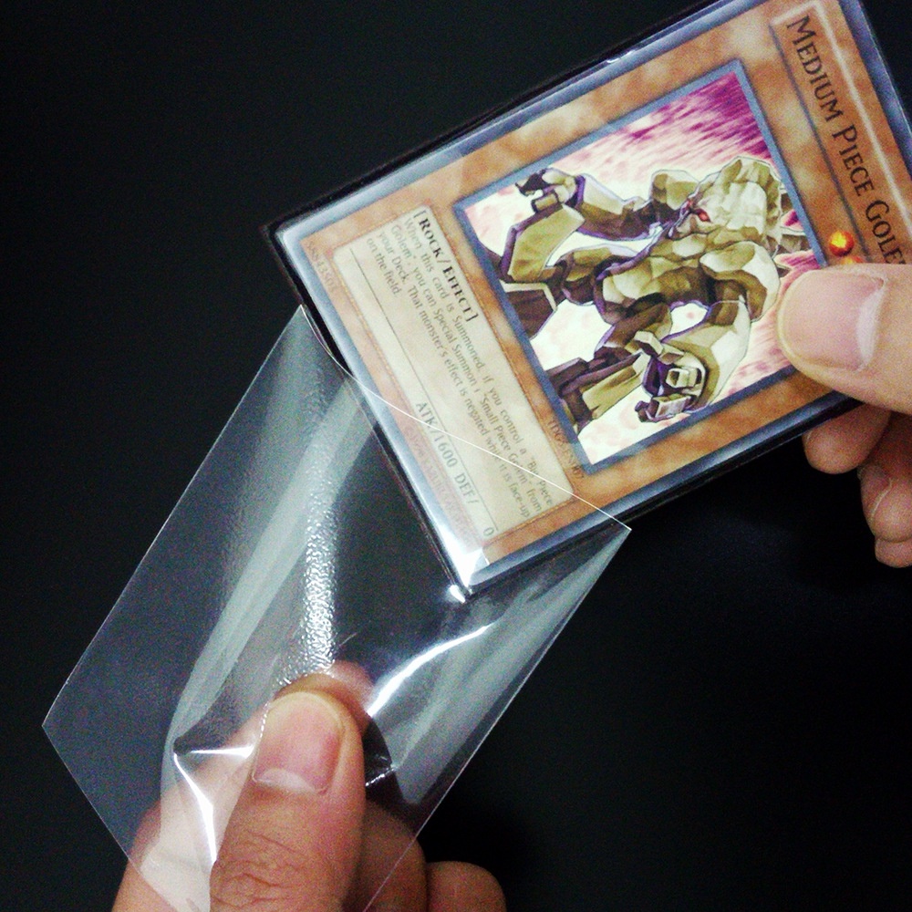 Gói 50 chiếc bọc bài nhám Size Double 66X92 siêu dày cho thẻ Yugioh, Pokemon, Vanguard.