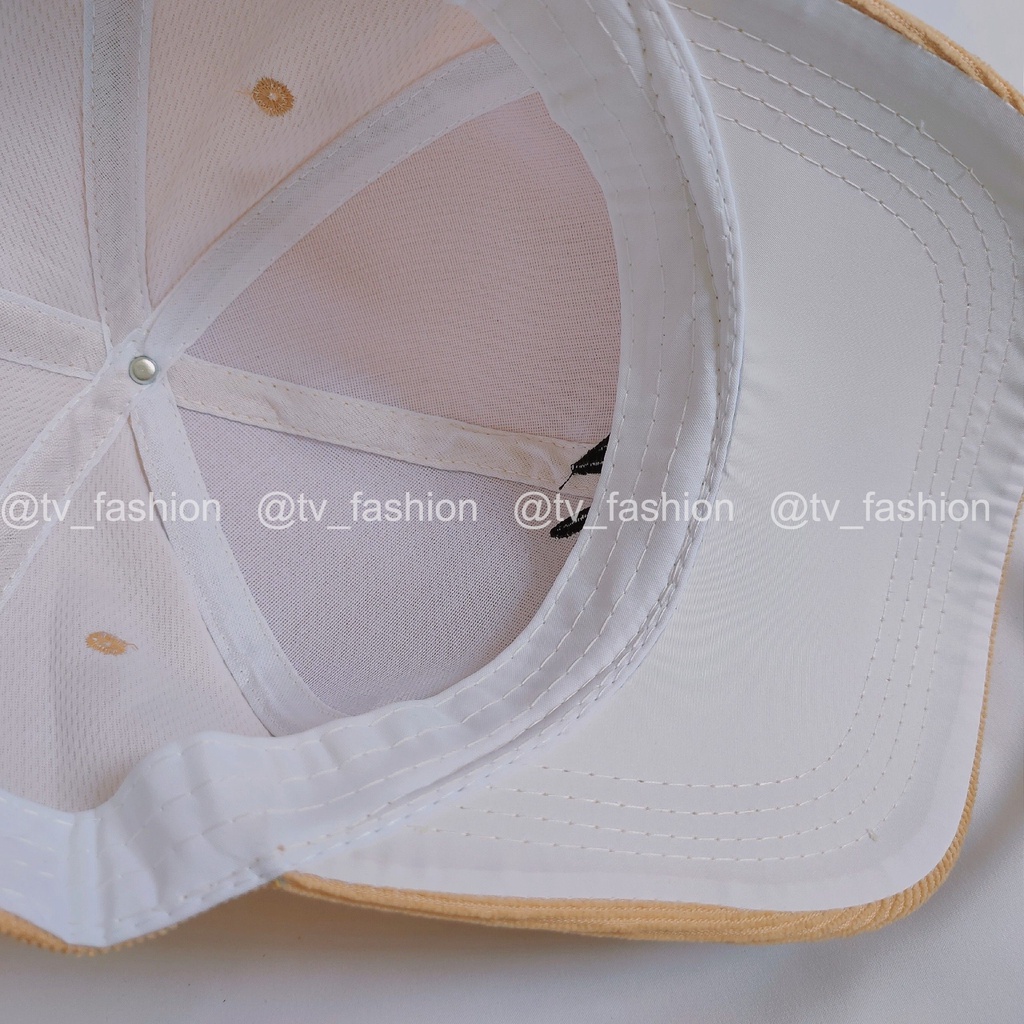 Mũ lưỡi Trai Nam Nữ Thể Thao Chất Vải Nhung Chữ N Nghiêng Ulzzang