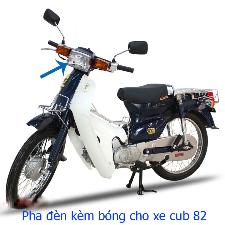 Cụm đèn pha xe CUB 82 [THANH LÝ] Pha đèn xe CUB 82 - S1380