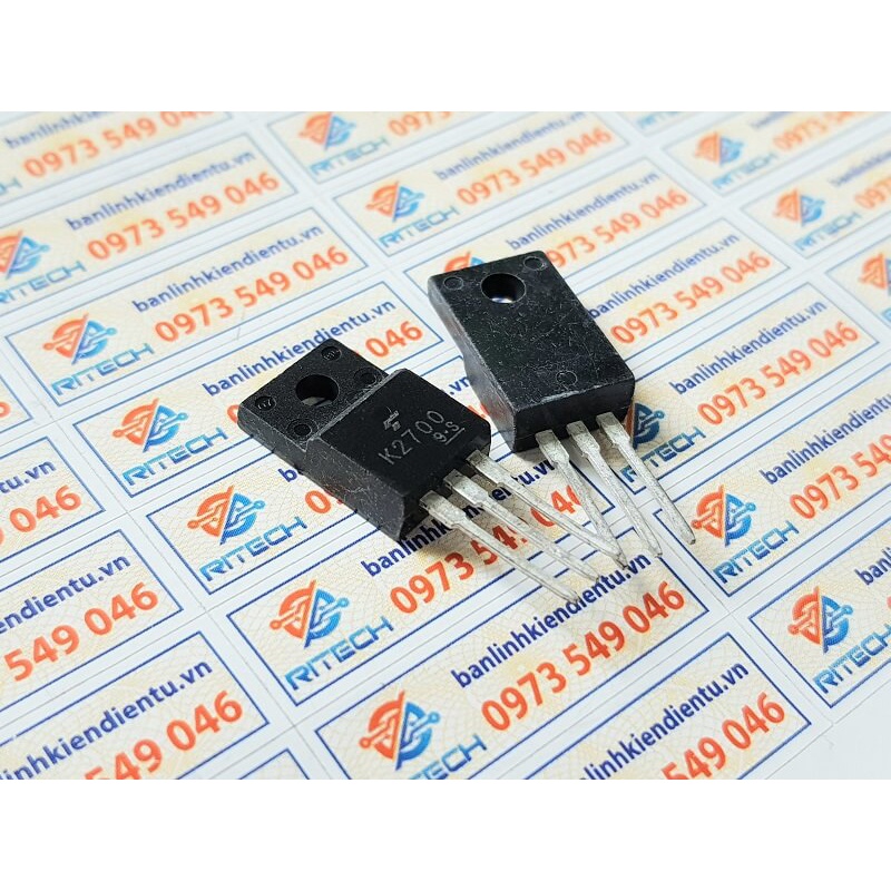 [Combo 4 chiếc] K2700, 2SK2700 Mosfet Kênh N 3A-900V TO-220