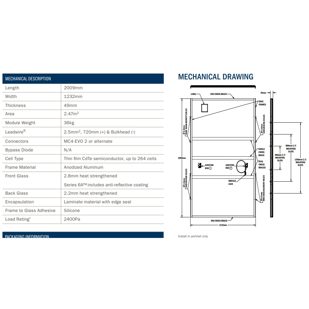 Tấm Pin Năng Lượng Mặt Trời First Solar 440W