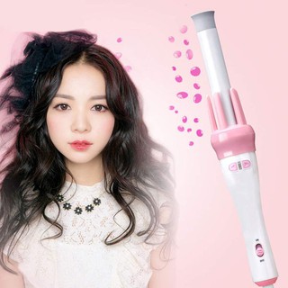 Máy uốn tóc hồng 360 độ - uốn nhanh mà không lo hư hại đến tóc