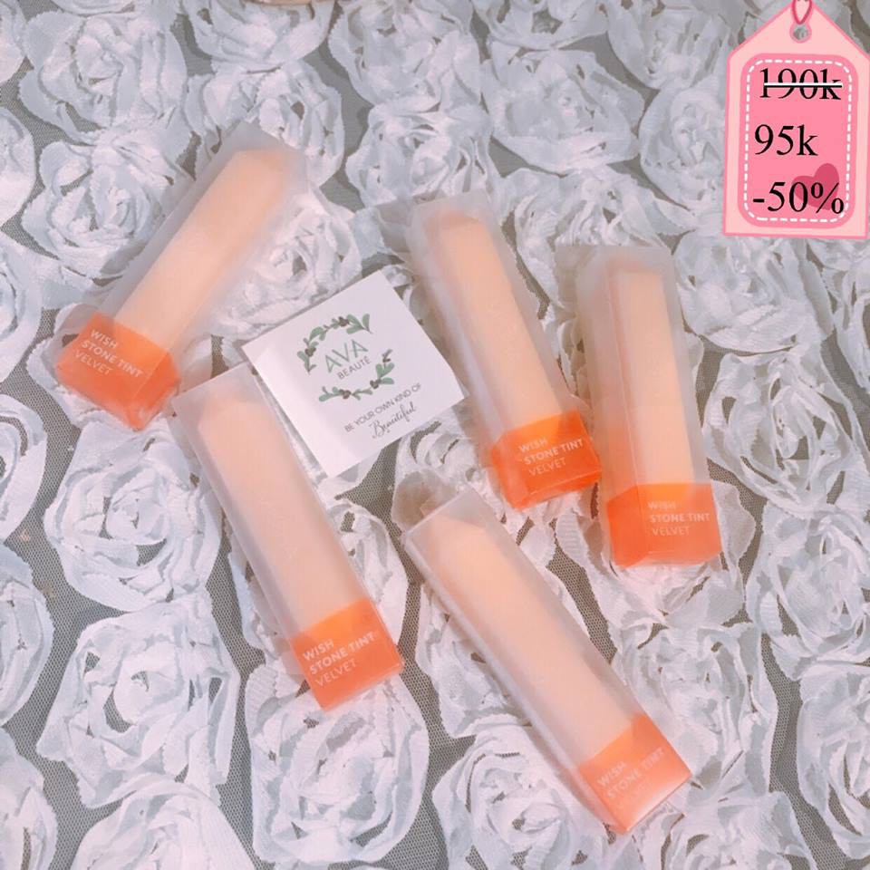 Son kem lì cực đẹp Missha Wish Stone Tint Velvet