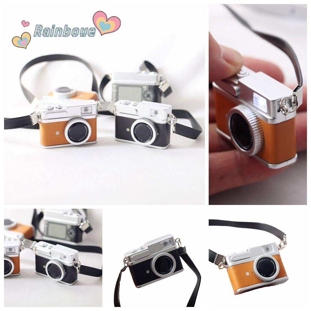 Mô Hình Máy Ảnh Cổ Điển Màu Cầu Vồng Dùng Trang Trí