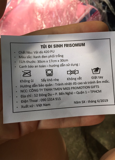 Túi đi sinh Frisomum