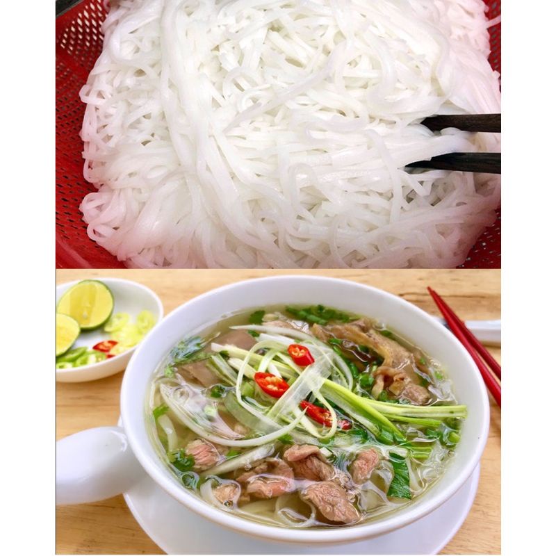 1Kg Bánh Phở Gạo Khô  Bình Định. Nhà làm, thơm ngon, dẻo dai