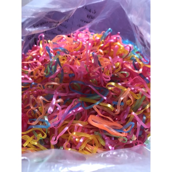 Chun cột tóc màu sắc dùng 1 lần