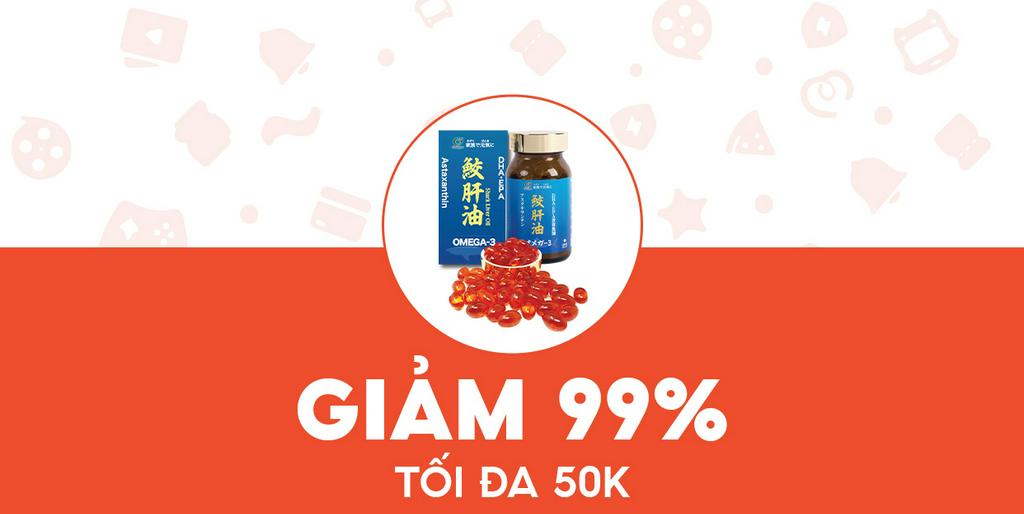 - KONNI39 - Giảm 50K cho Omega 3 Genkifami 90vien