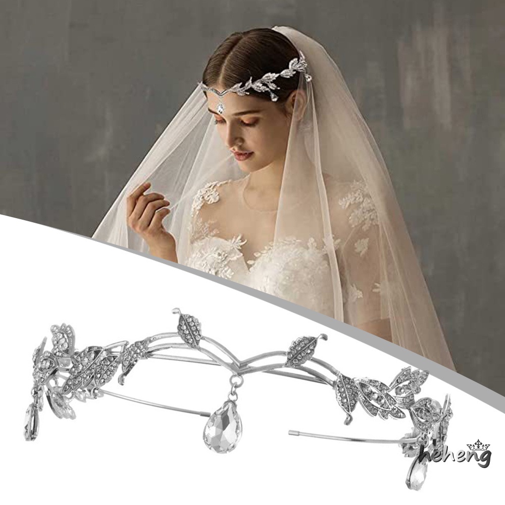 Cài Tóc Hình Vương Miện Đính Đá Không Gây Dị Ứng Thời Trang Cho Nữ