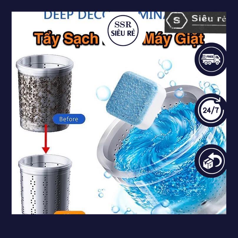HỘP 12 VIÊN TẨY VỆ SINH LỒNG MÁY GIẶT , DIỆT KHUẨN VÀ TẨY CHẤT CẶN LỒNG MÁY HIỆU QUẢ (PD1114)