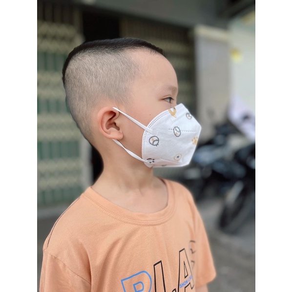 Khẩu trang Kisd Bé N95 Tuấn minh Combo 50 chiếc *Freeship* 5lớp kháng khuẩn cao dành cho bé khi nhập học