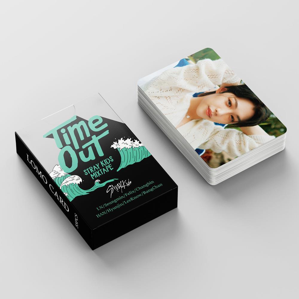 Set 55 Tấm Thẻ Ảnh LOMO Nhóm Nhạc KPOP Stray Kids