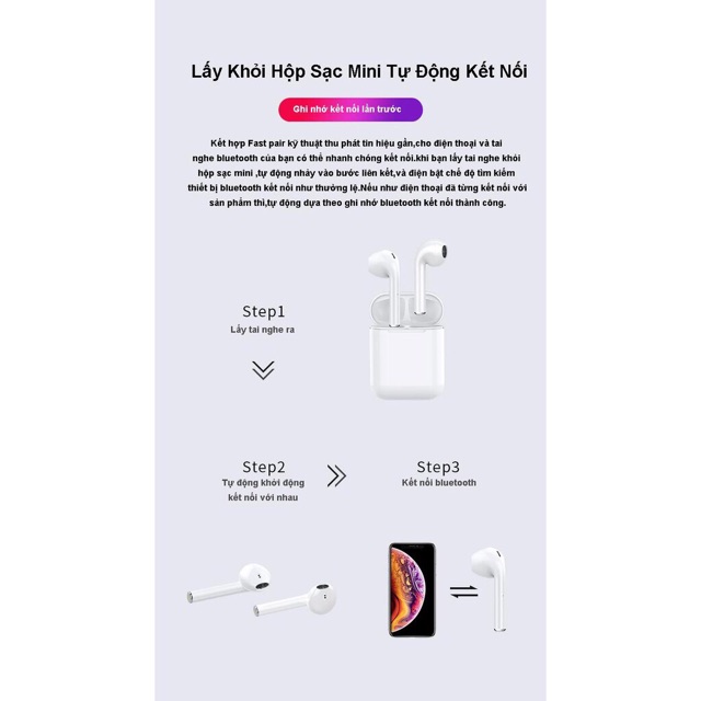 Tai nghe Bluetooth i11 5.0