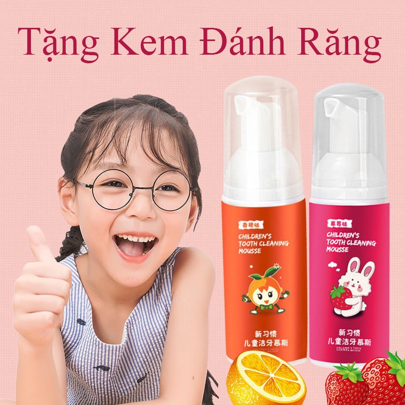 Bàn chải đánh răng điện trẻ em chữ U, máy đánh răng tự động đánh sạch răng trẻ em