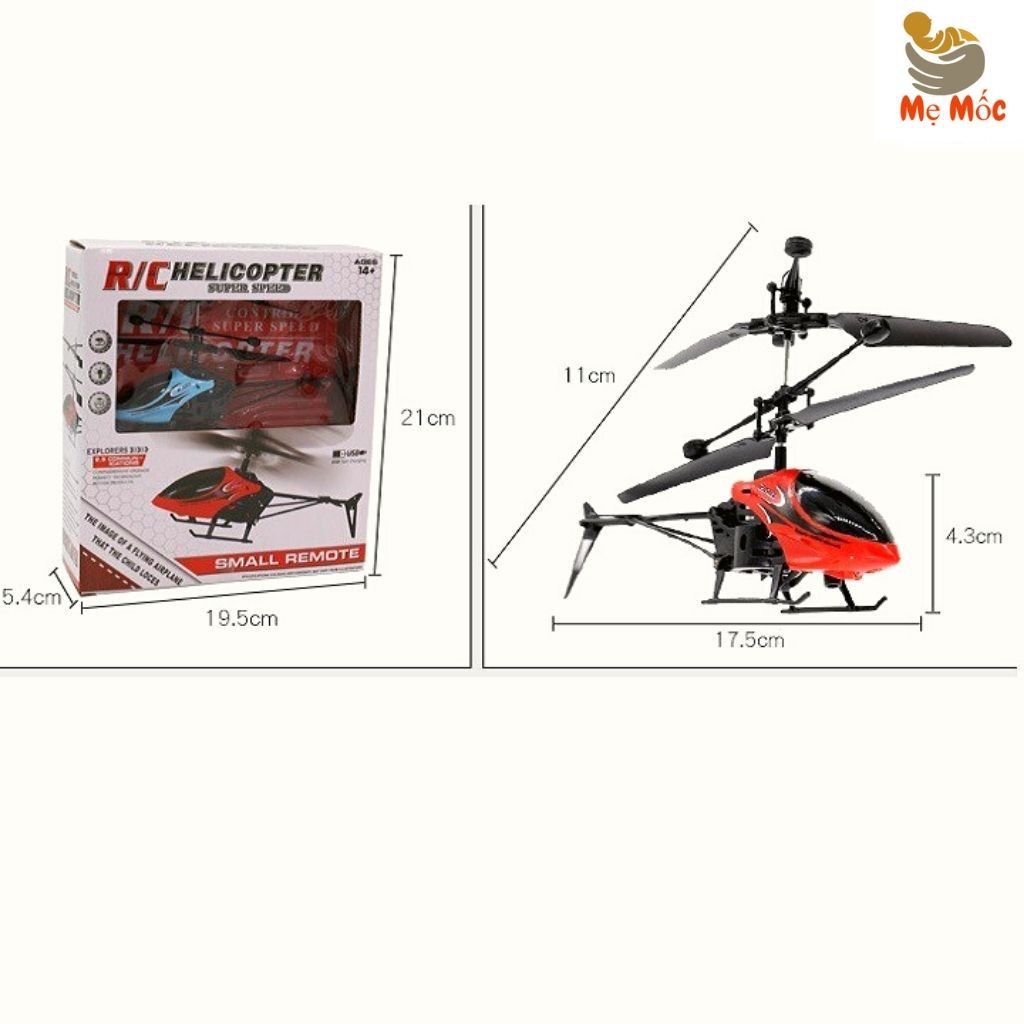 Máy Bay Điều Khiển Từ Xa Helicopter Kèm Dây Sạc - Đồ Chơi Thông Minh Cho Bé Tư Duy Trí Tuệ - Shop Mẹ Mốc