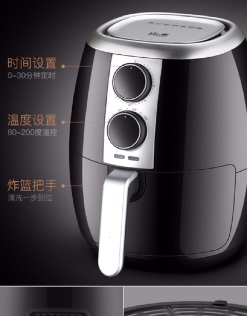 Nồi chiên không dầu Shanben D16 hàng chuẩn sịn sò