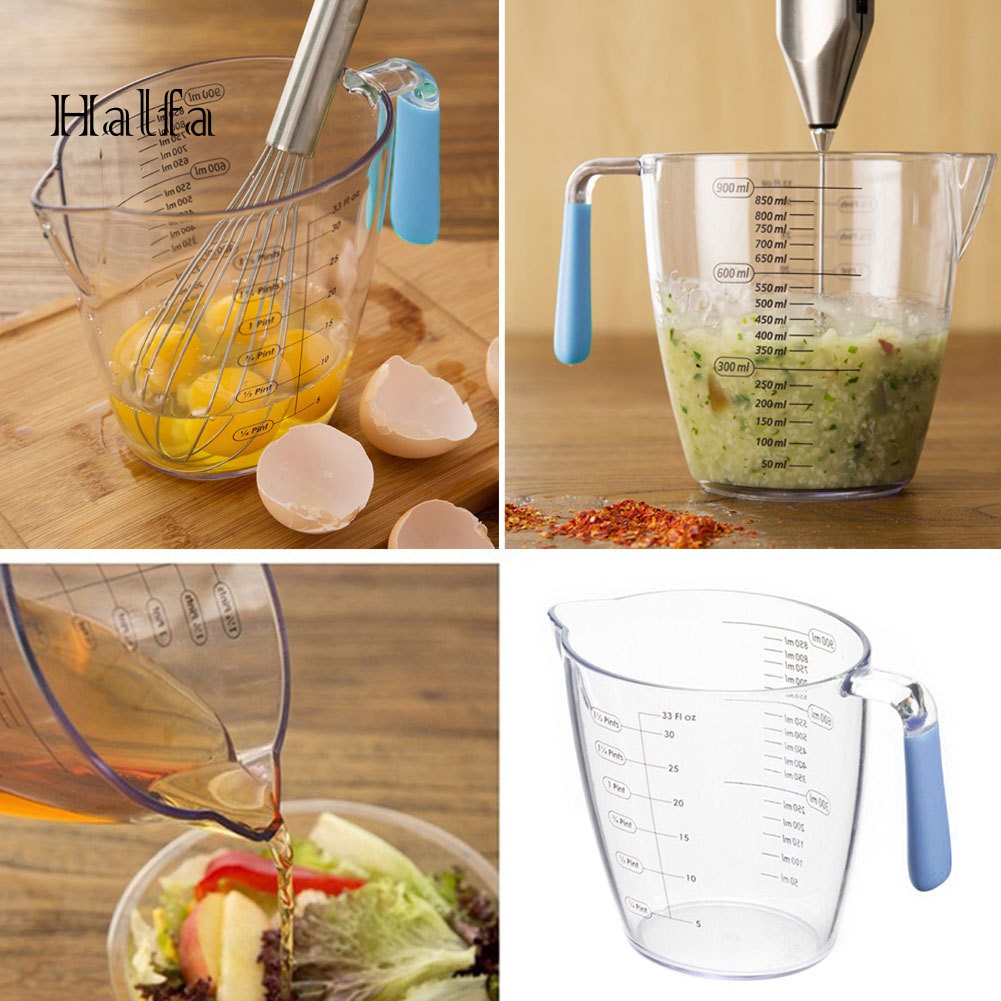 Cốc Đo Lường Bằng Nhựa Trong Suốt Tiện Lợi