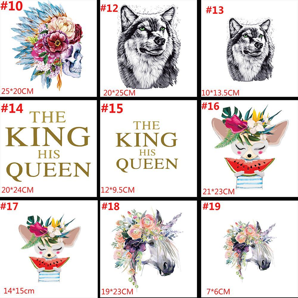 Miếng dán ủi quần áo hình hoạt hình dễ thương