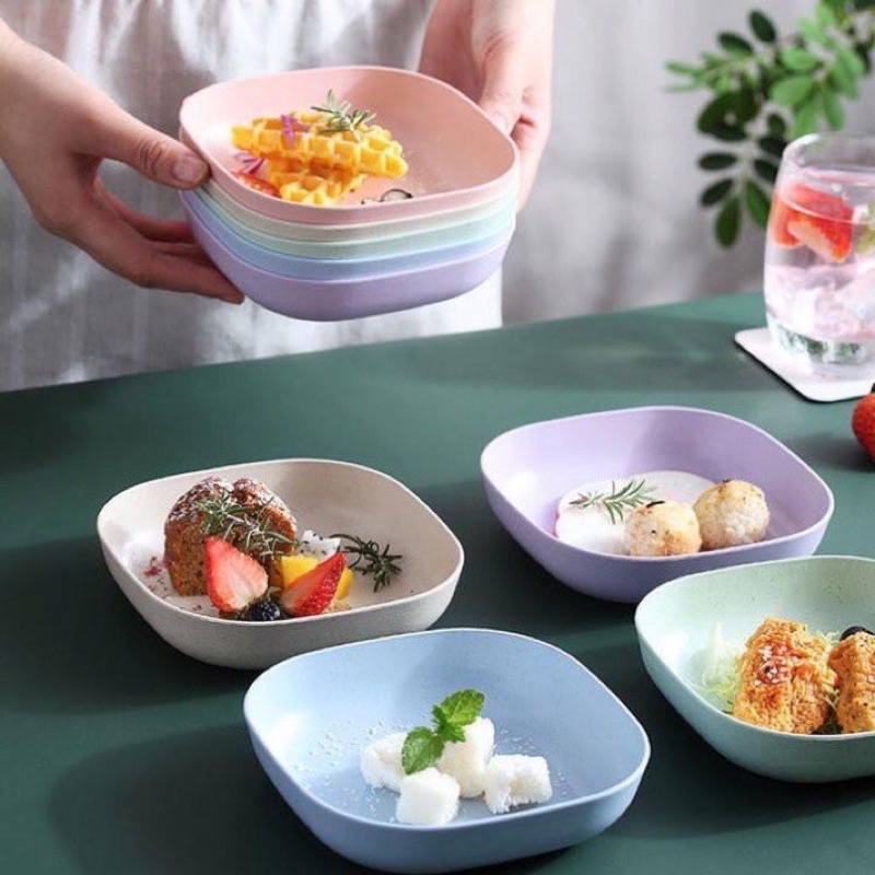 ( GIÁ XƯỞNG) COMBO 8 đĩa lúa mạch kích thước 14cm siêu tiện lợi SHOP BENA