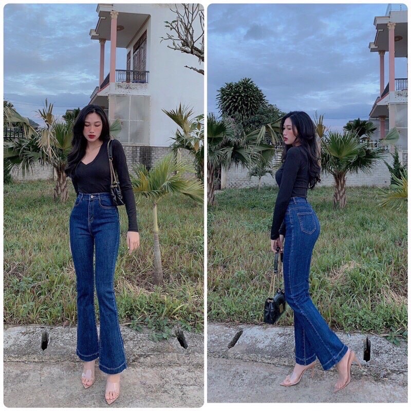 Quần Bò Loe Xanh Đậm | BigBuy360 - bigbuy360.vn