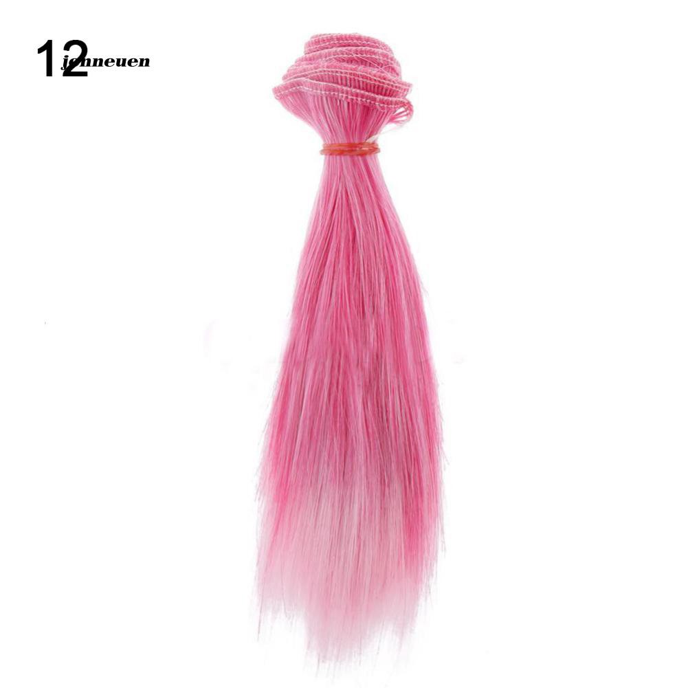 Bộ tóc giả thẳng dài 15cm cho búp bê