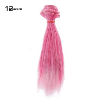 Bộ tóc giả thẳng dài 15cm cho búp bê