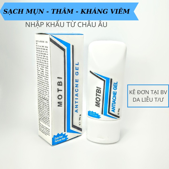 Kem bôi giảm mụn, cung cấp độ ẩm cho da, kiềm dầu Motbi 70g - Dr.Lâm Vũ Yến