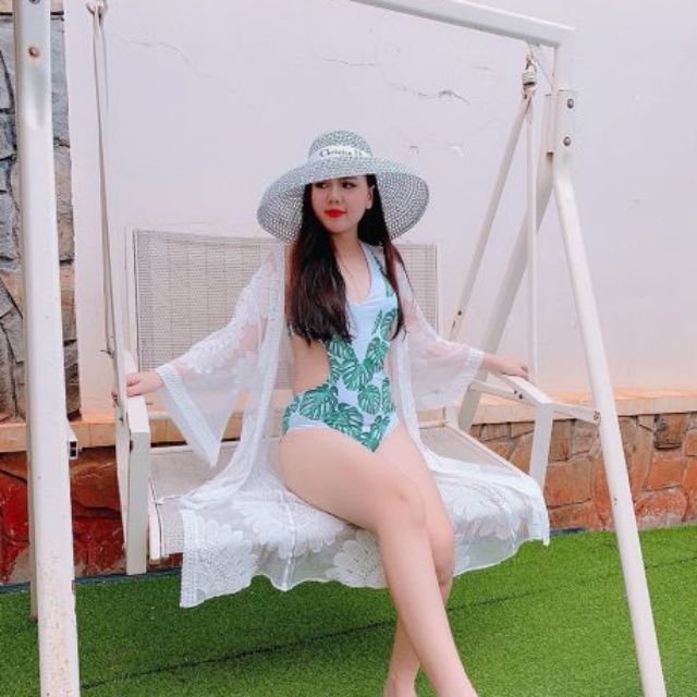 Mũ lồng đèn lưới ong dây nơ dio trắng sang chảnh