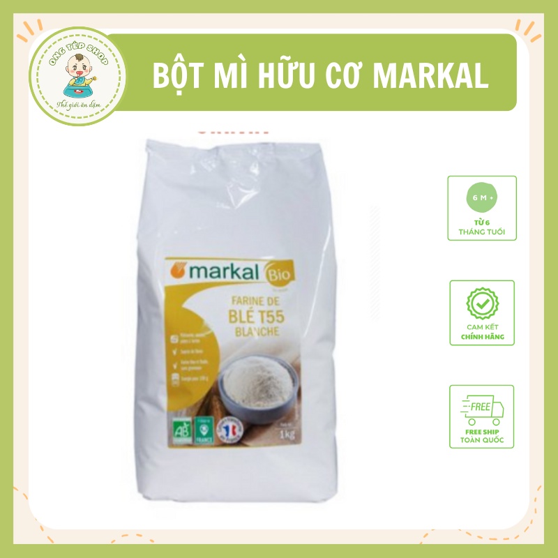 Bột mì hữu cơ không tẩy trắng 200gr